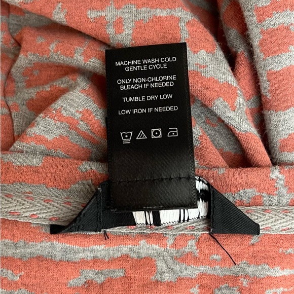 ✅SOLD-Ali Miles | Jersey Knit Blouse Pockets 3/4 Sleeve Stretch Abstract - Picture 8 of 8